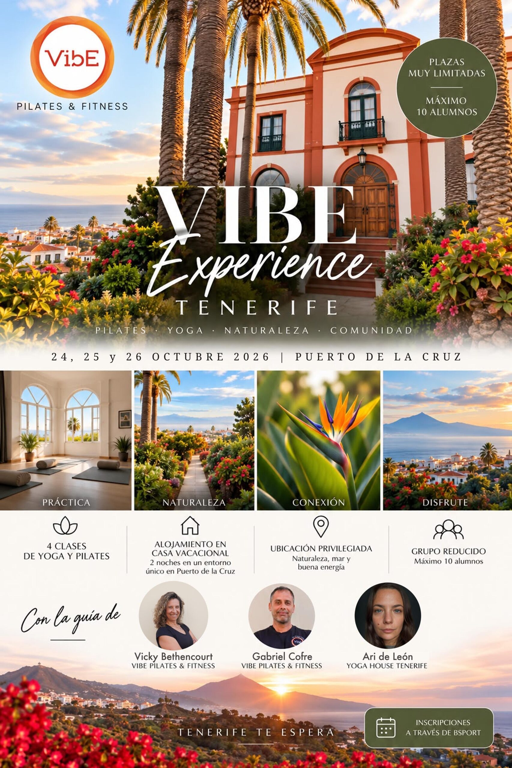 Cartel Vibe Experience Tenerife_24 al 26 Octubre